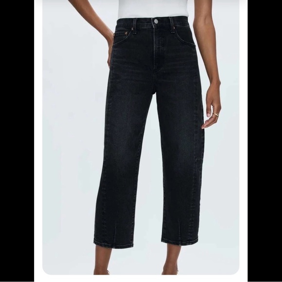 pistola Denim - pistola Black Cropped Straight Crop Jeans